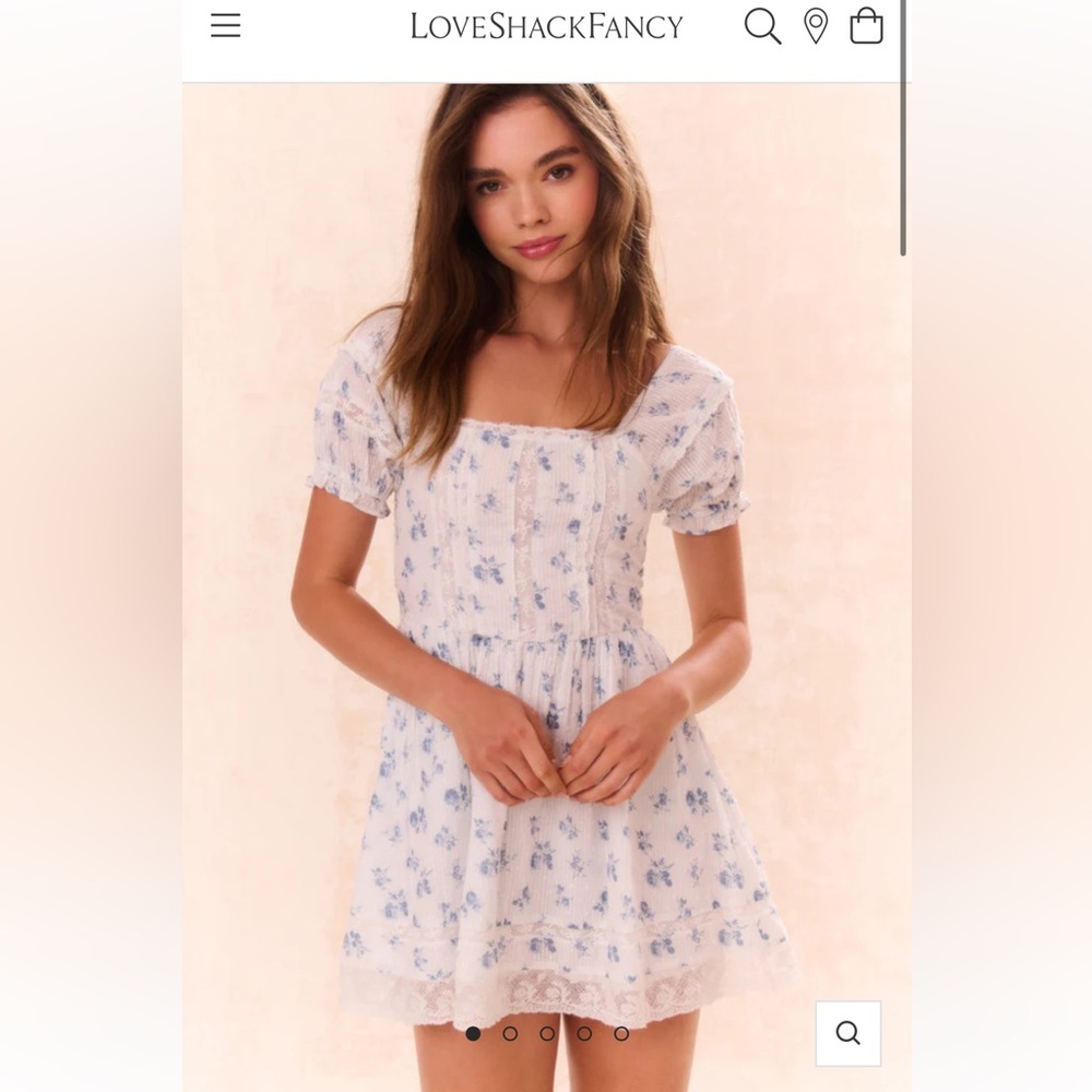 LoveShackFancy small cotton dress - Picture 1 of 5